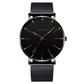 Geneva Couple Mesh Belt Non-mechanical Watch