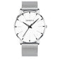 Geneva Couple Mesh Belt Non-mechanical Watch